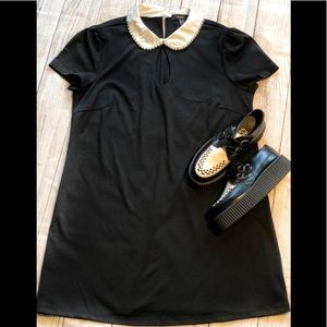 🔻SOLD🔻Pearl Collar Wednesday Addams Dress